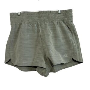 Adidas Pacer Training Woven Athletic Shorts 3 inch Inseam Gray Women’s
